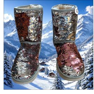 UGG Multicolor Sequin Boots